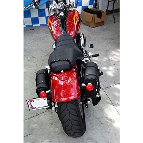 Gargoyle Bells SADDLE BAGS Premium Naked Leather Swing Arm Bag For Motorcycle Left Side Solo Bags Saddle Bags thumb #3