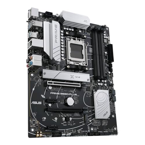 PRIME B650 PLUS-CSM, Scheda Madre AMD ATX, Ryzen 9000/8000/7000, DDR5, PCIe 5.0, Supporto M.2, SATA 6 Gbps, Lan 2.5Gb, DP, HDMI, 8xUSB Anteriori e 7xUSB Posteriori, AURA Sync, Nera - Scheda madre - Immagine 3