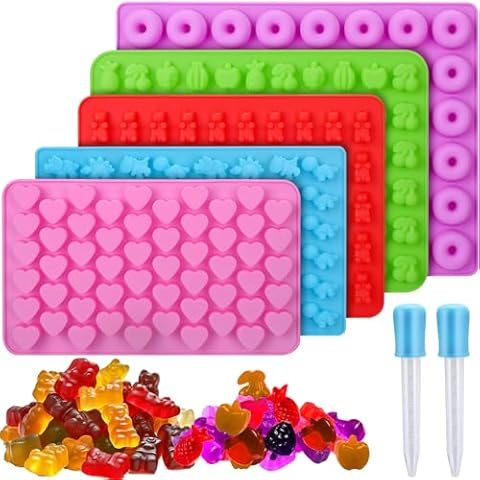 Palksky Silicone Gummy Candy Molds Cover