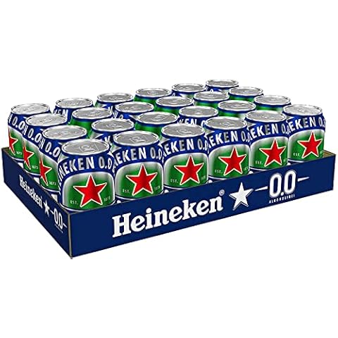 Heineken 0.0 Alcohol Free Beer Cans, 24 x 330 ml Cover