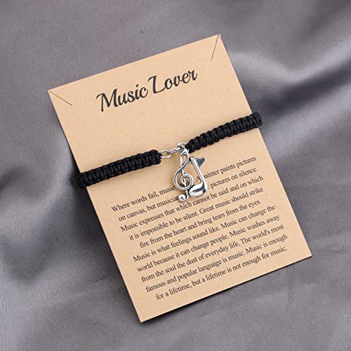 Music Lovers Gift For Music Teacher Student Musicians Jewelry Inspirational Gift (Music Lover Card) #TOP2
