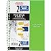 Five Star Spiral Notebook, 2 Subject, College Ruled Paper, 100 sheets, 9-1/2