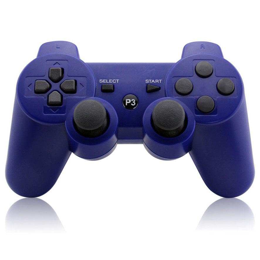 MANDO COMPATIBLE INALAMBRICO PARA SONY PLAY STATION 3 DUALSHOCK 3 PS3 AZUL