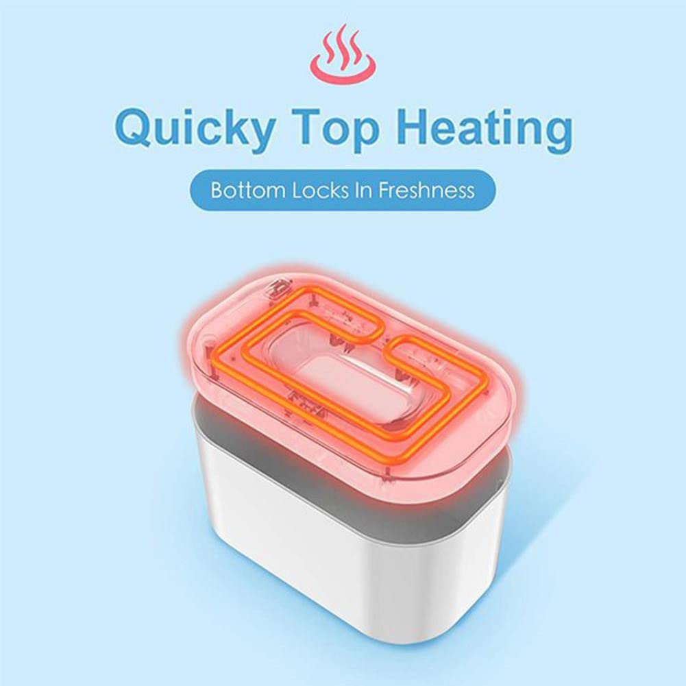 Calentador de toallitas para bebés, calentador de toallitas húmedas, calentador de toallitas para bebés, portátil, alimentado por USB, dispensador de pañuelos húmedos