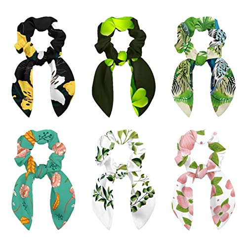 Chouchous pour cheveux motif feuilles de trèfle cadeau idéal fête Saint Patrick