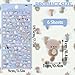 600+ Cute Mini Puffy Stickers - 6 Sheets of Adorable Small 3D Stickers for Kids and Adults - Tiny Stickers for Phone Case, Notebook, Scrapbooking - Perfect for Craft and Gift