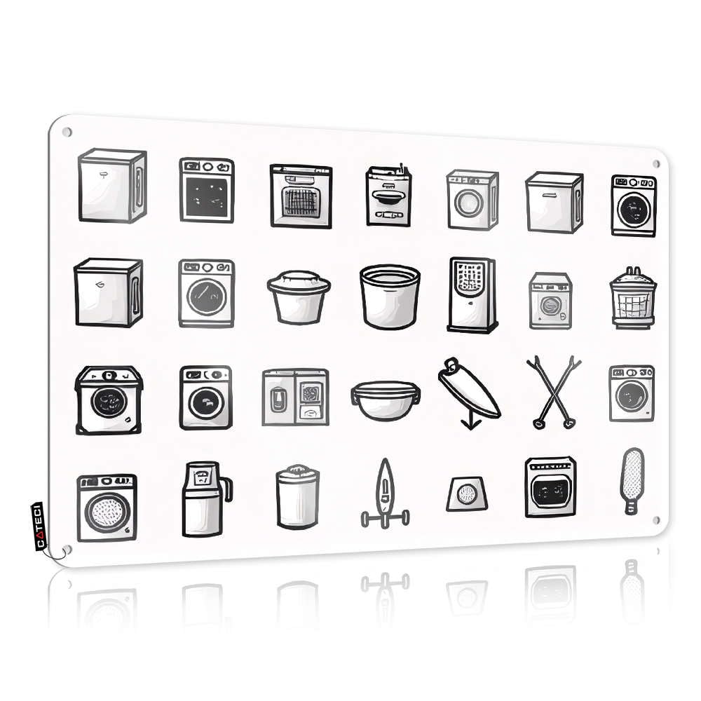 Sujd Colour Funny Plaque, Painting Birthday Household Appliances. | Farmhouse Camper Decor(30X40cm)