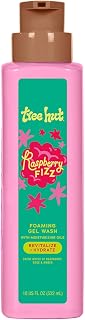 Tree Hut Raspberry Fizz Foaming Gel Body Wash 18oz | Hydrating Moisturizing Shower Gel, Fruity Raspberry Scent for Glowing Skin