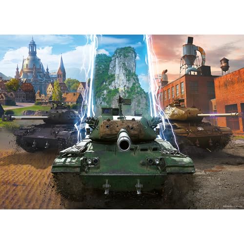 Trefl Time for Action! Rompecabezas de 500 piezas 18.9"x13.4" | World of Tanks miniatura 2