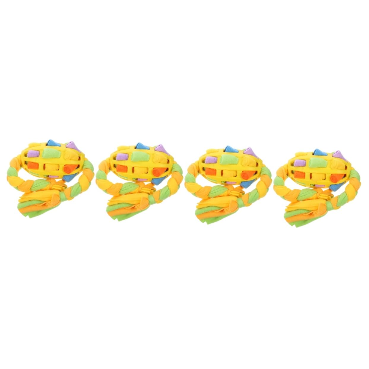 SUPVOX 4pièces Jouet Enrichissement pour Chien Ballon à Renifler Interactif avec Distributeur De Friandises pour Petits Moyens Et Chiens Stimule Instinct De Chasse Et Améliore La