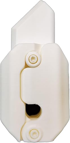 Cuchillo de gravedad impreso en 3D, juguete para ansiedad, cuchillo de nabo, mini juguetes para ansiedad para adultos y adolescentes (blanco)