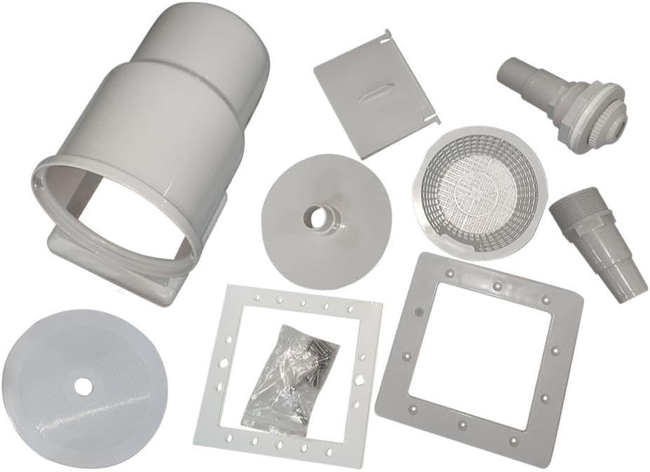 Replacement Pool Cleaning Set for Above Ground Pool with 6.5L Inlet Capacity, 48mm/1.89inch Interface