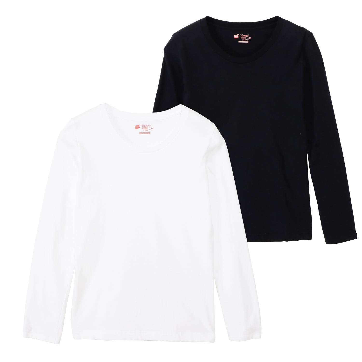 【美品】 エムエイチエル クルーネックTシャツ 長袖 コットン Ⅱ ブラウン 綿 男女兼用】綿100%ヘンリーネックTシャツ(長袖) - ファッション