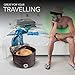 HAT MATE Premium Hat Pop up Storage Free Cap Storage Bag, Large Hat Storage Travel Bag Round Hat Box Container. Hat Case for Baseball Caps.Dirt & Dust Protection