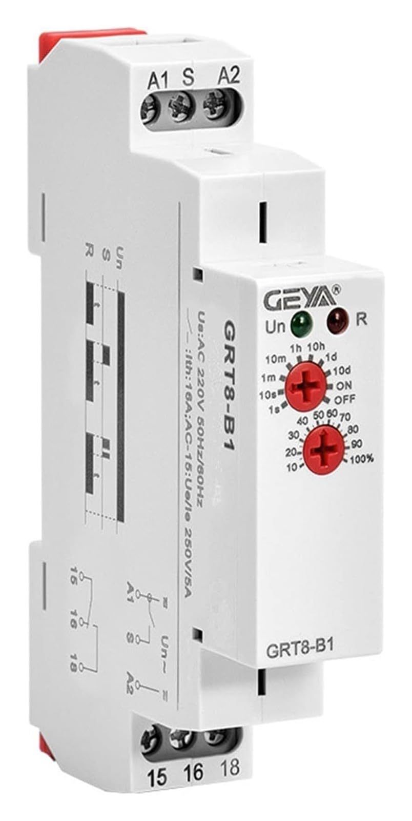 Delay Off Timer 12V 24V 220V DIN Rail Electronic Time