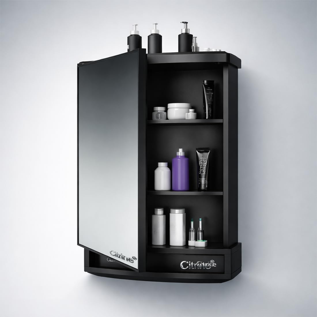 Citrine Premium Bathroom Mirror Cabinet | Wall Mounted Storage Organizer with Mirror Door | Multi-Shelf Bathroom Cabinet |... - Review, Price and Buying Guide