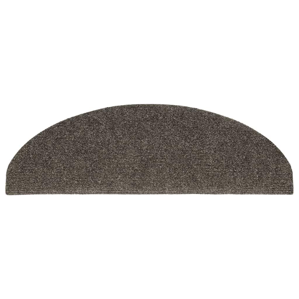 Tidyard Tapis d'escalier Autocollant 20 pcs Anthracite 65x21x4 cm, Tapis Escalier Tapis de Sécurité pour Sol Protection, Aînés et Animaux Style A