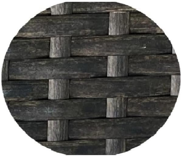 Miniatura 3 de Kit de reparación de mimbre de 262 pies, kit mimbre degradado Marrón, Material de ratán para reparación de sillas, mesa de Punto, cesta de