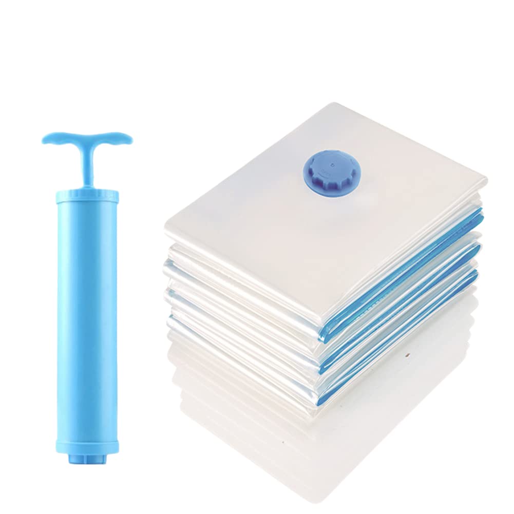 ZYWUOY Sac compressé sous vide, sac de rangement transparent pour vêtements, couettes/literie