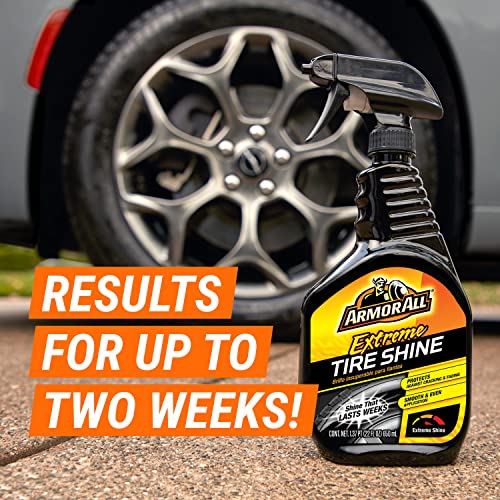 Image of Armor All Extreme Tire Shine Spray , Tire Cleaner and Shine, 22 Fl Oz Each, 6 Pack