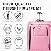 55x40x20 Ryanair Cabin Bag Hand Luggage Lightweight Suitcase Approved Carry on Luggage 1.4kg 44L Fits Pink