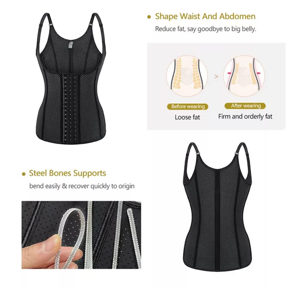 MMRTDJDR Frauen Latex Tailler Cincher Schlampe Weste Trainer Korsett Plus Größe Gürtelgürtel Taille Shapewear XS-6XL