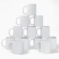 Caneca de Porcelana para Sublimação Premium 325ml - 12 Unidades