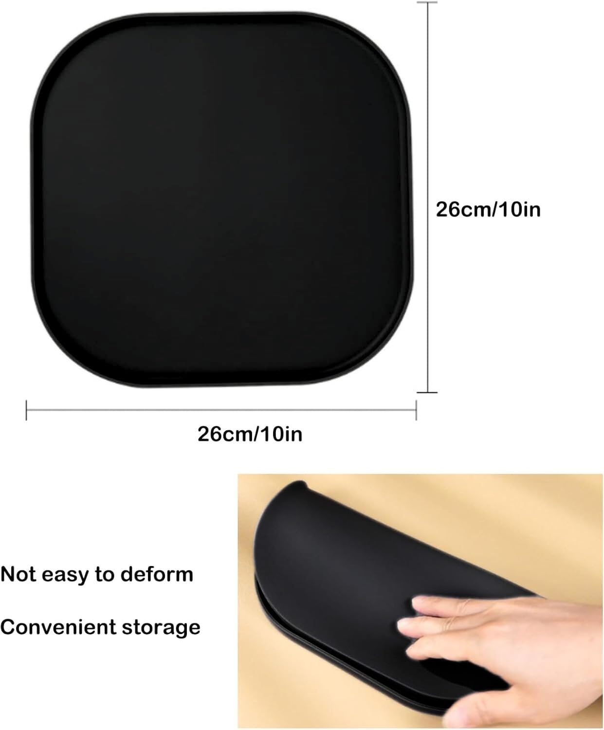 KISSOYA Voerbakmat van siliconen voor honden en katten, voedermat voor huisdieren, waterdicht, antislip, wasbaar, 48 x 30 cm (fuchsia roze