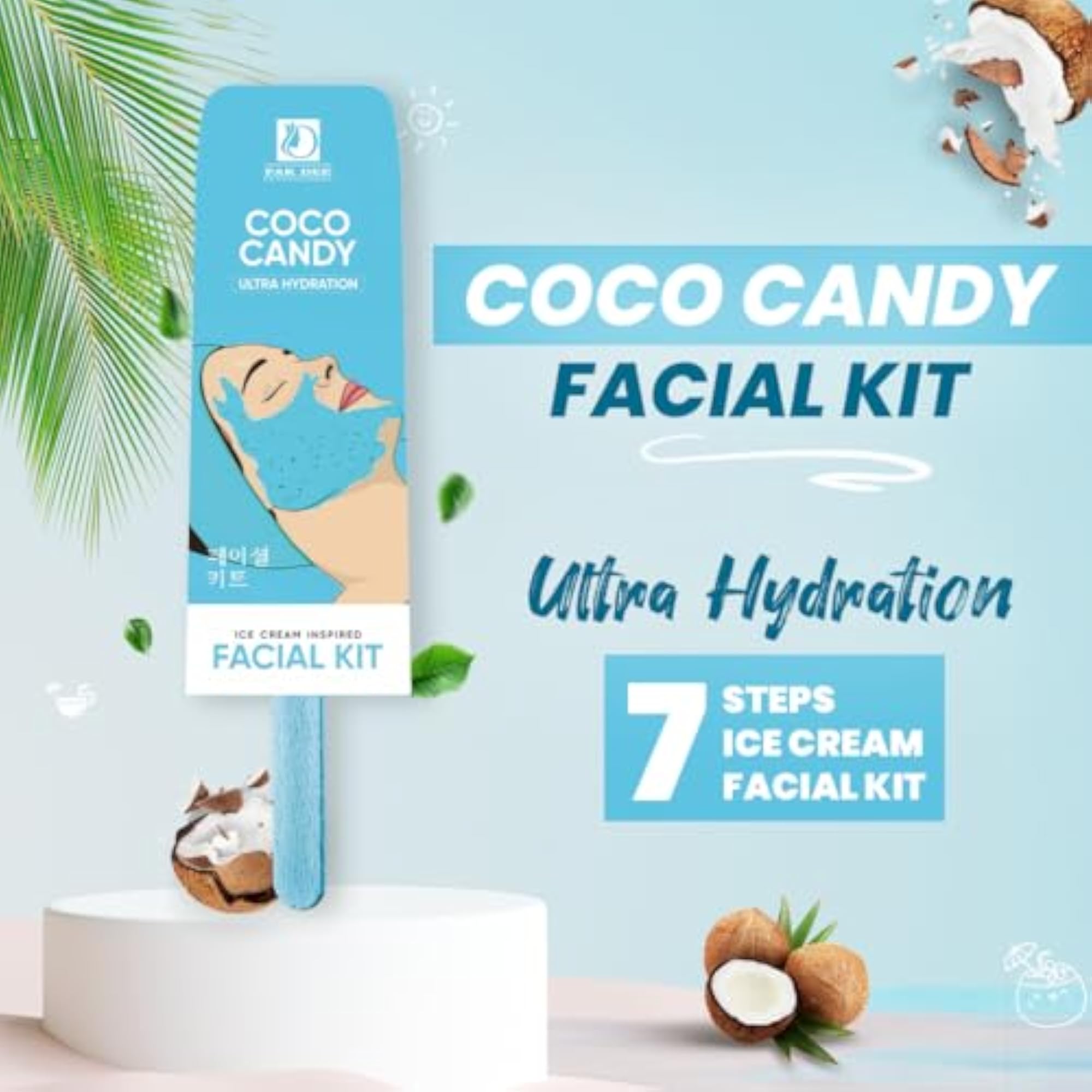 Pakdee Coco Candy Ultra Hydration Ice Cream Facial Kit