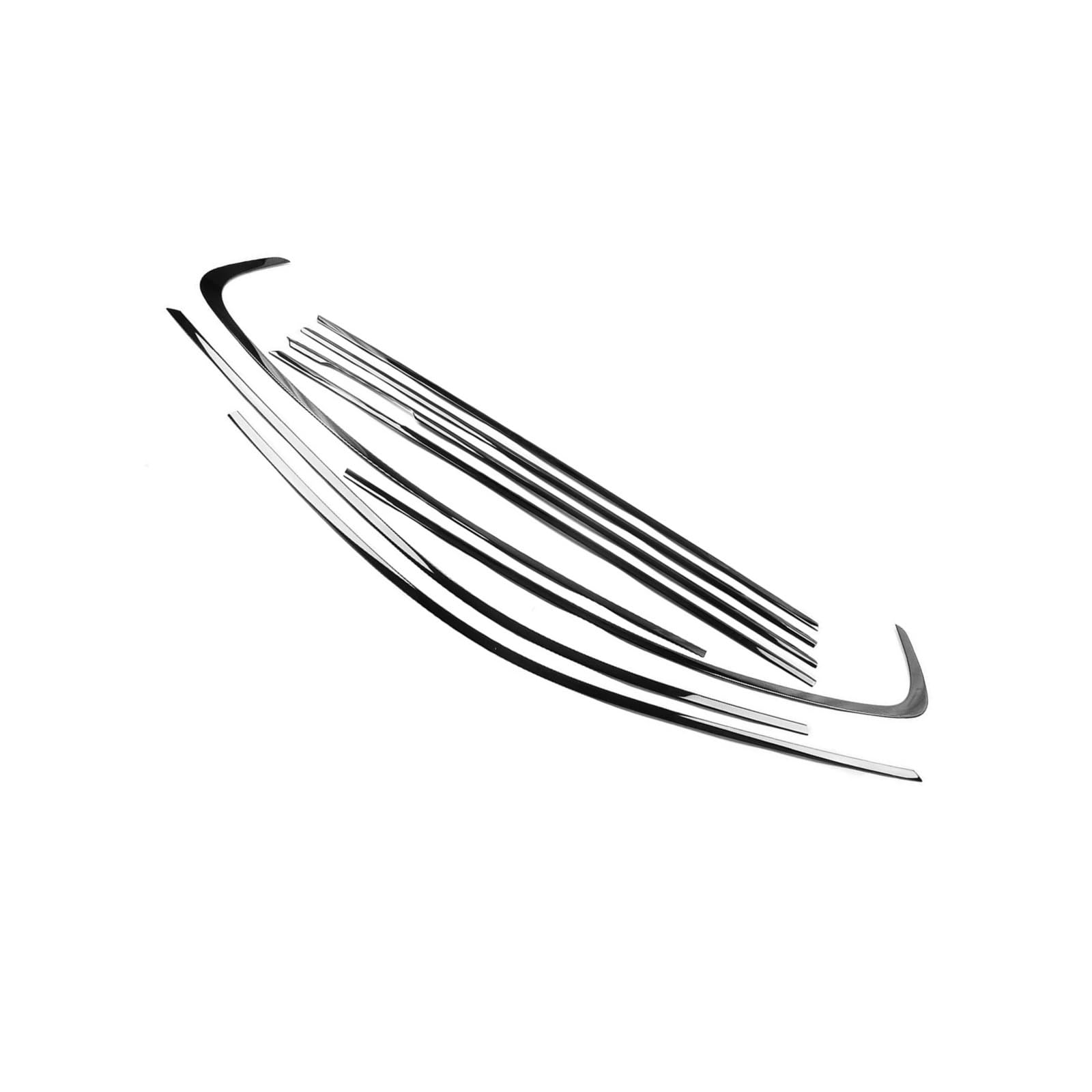 Yijiavsx One Color Car Weather Stripping Short Axis Exterior Window Strip Trim Gloss Black Seal Decor Weatherstrip Cover For 3 Series F30 2013-2018