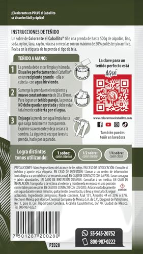 La Mejor Selección de Colorantes para Ropa , listamos los 10 mejores. 14 Colorantes para Ropa marca EL CABALLITO (2)