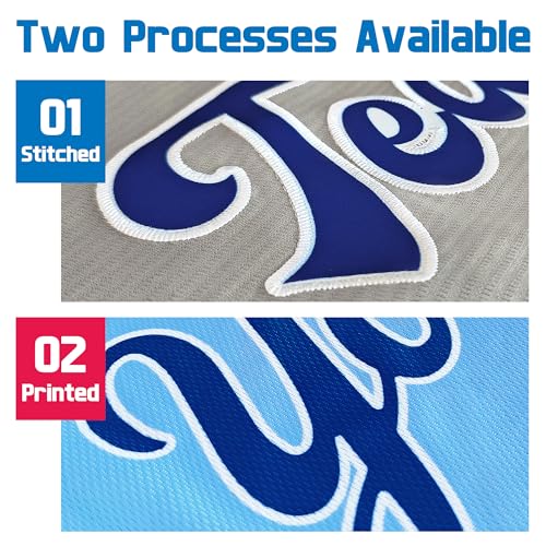 Camiseta personalizada de béisbol para hombre, mujer y juventud con nombre, número y logo, bordada o impresa miniatura 3