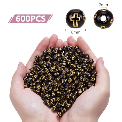 Perles en acrylique UNICRAFTALE pour fabrication de bijoux DIY - 4