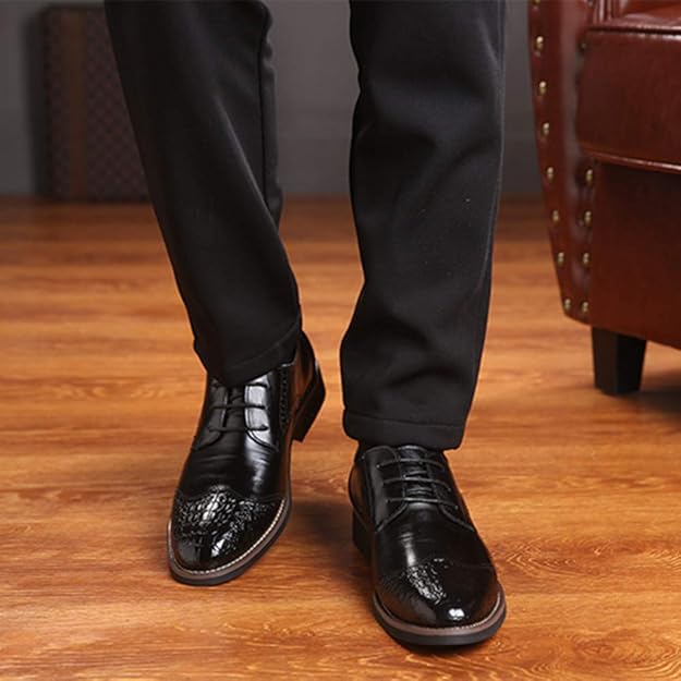 Men Casual Leather Oxfords Business Slip On Work Driving Loafers Walking Shoes Boat Moccasins3