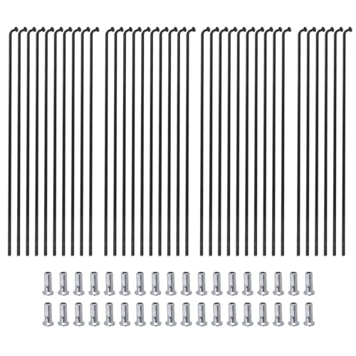 Crapyt Bike Spokes, 13G 2.2mm Diameter 160mm Length Steel Bicycle