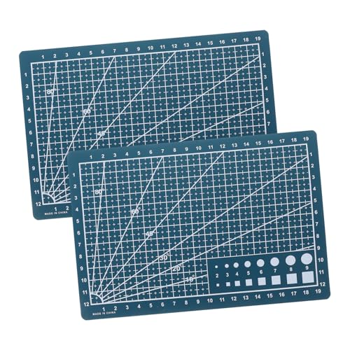 SEWACC Sewing Board Cutting Mat 2pcs A5 Gridded Rotary Cutting Mats for Quilting