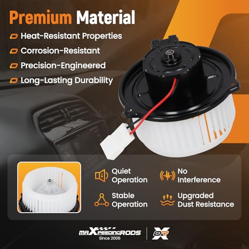 Image of maXpeedingrods HVAC Heater Blower Motor Assembly GHR161B10 BM10039C Compatible with Mazda 6 2014-2017 /2019-2021, CX-5 2014-2021 Replaces PM4108 GHR161140B