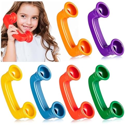 Whisper Reading Phones 12 Pcs Hear Myself Sound Phone Auditory Feedback Mobile Speech Therapy Toy Tool for Classroom Accelerate Reading Fluency Comprehension and Pronunciation for Kids and Adults Cover