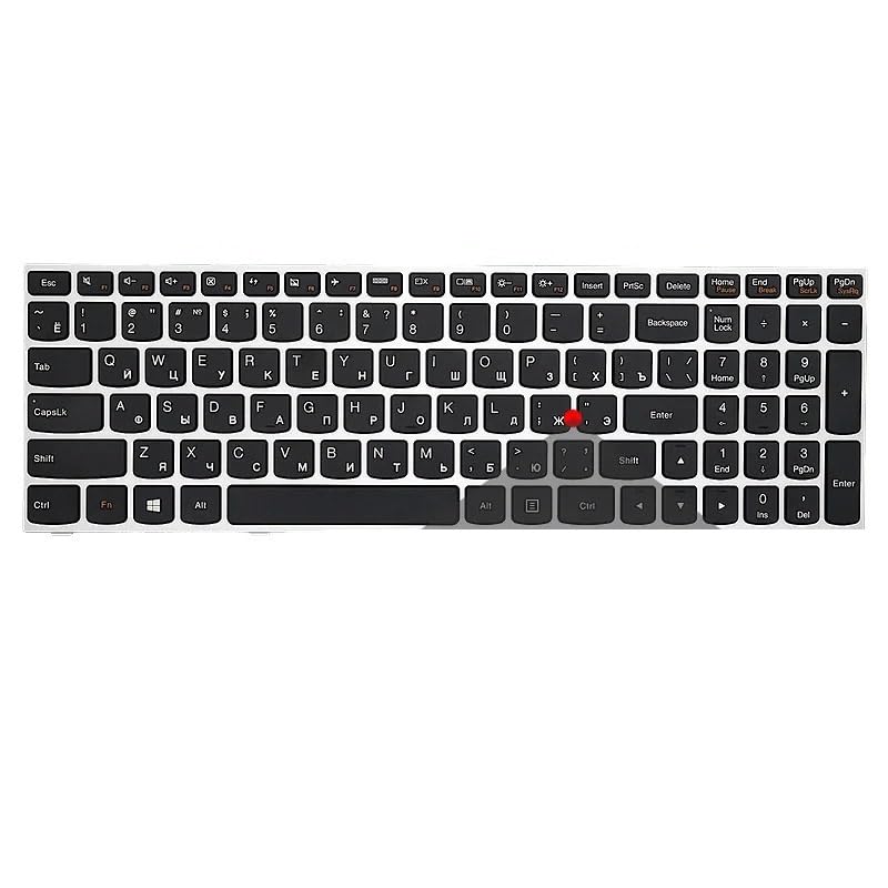 Clavier G50-70 B50-30 Z50-75 portable Lenovo argenté de rechange AZERTY