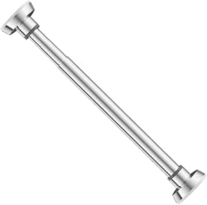 Verstellbare Kleiderstange Aus Edelstahl – 2 Stück, Gold, Länge 43-76 Cm, Höhe 55-84 Cm