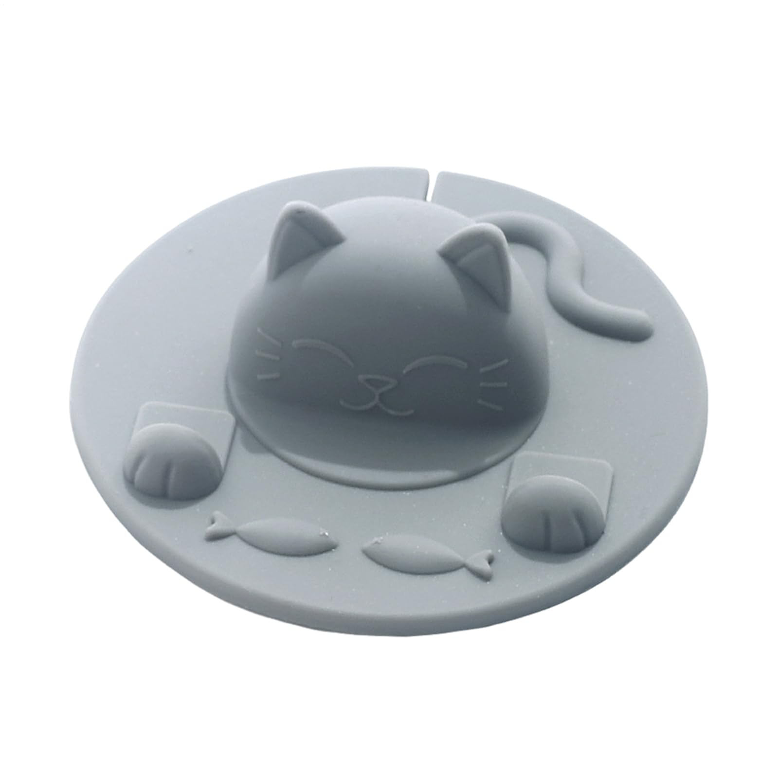 Mug Cover Lid, Cute Heat Resistant Top, 3.5 Inches Drink Cover with Tight Fit, Silicone Mug Lid with Soft Grip, Silicone Fun Design, Spill Proof Function for Hot Chocolate or Coffee at Office or Home