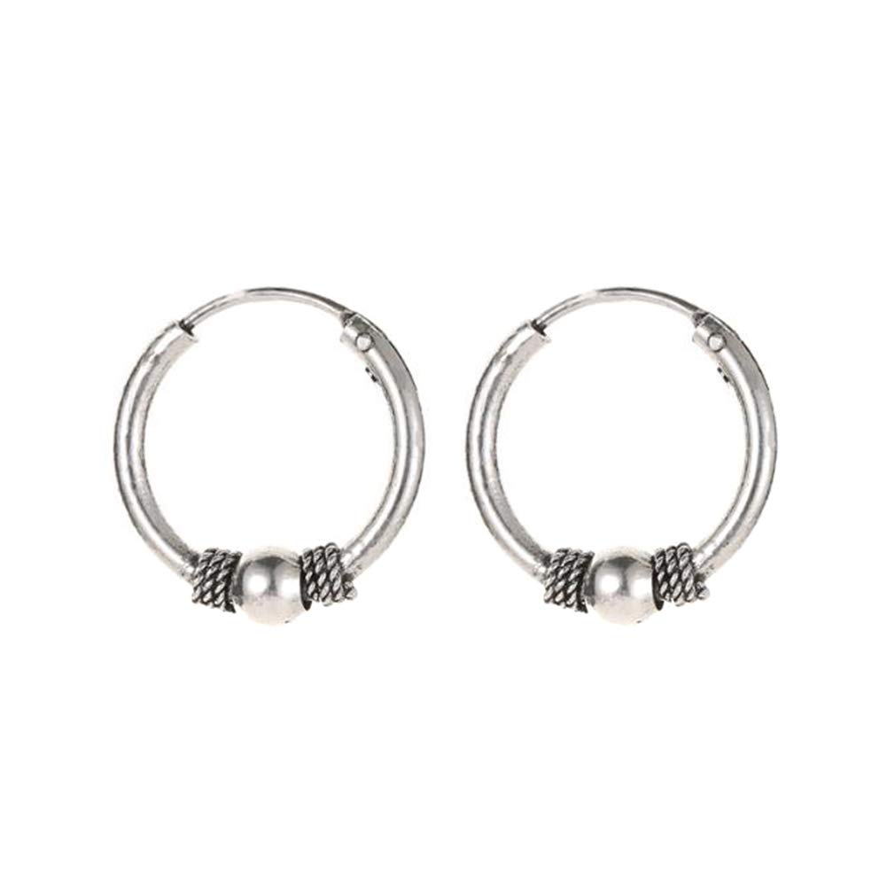 Weiy Small Hoop Earrings Cartilage Cute Dainty Huggie Hoops Stud Earrings Glossy Endless Circle Earrings for Men Women,Ball