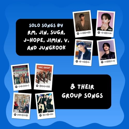 Image of Bangtan B-T-S Photocards | Jungkook Songs Mini Poster Kit (Set of 35) | Dynamite, Butter, Idol Songs Compact Size (8 x 6 cm) Posters for Phone Accessories, Bedroom, Office, Living room, Dorm room (C 075)