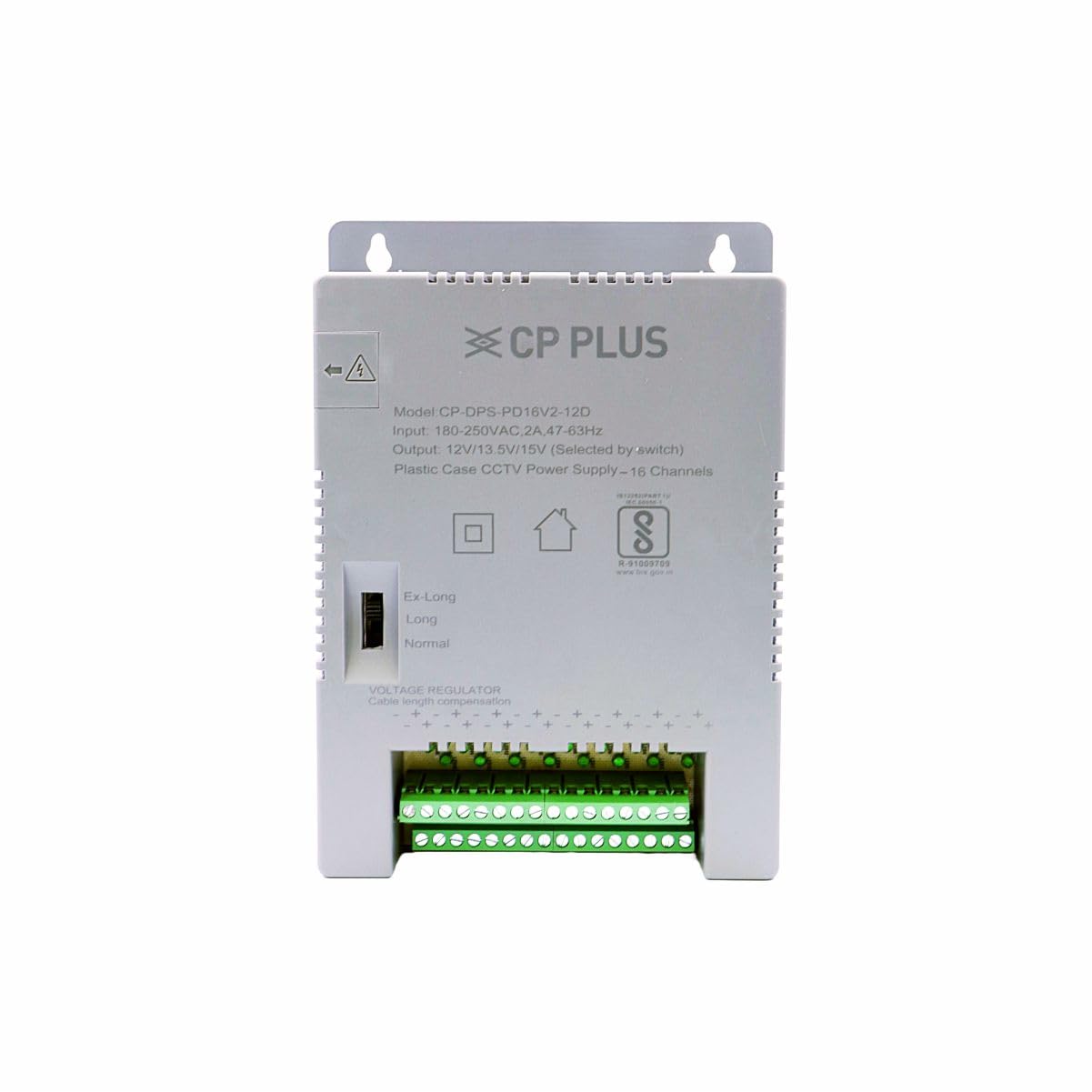 CP PLUS 16 Channel CCTV Power Supply SMPS | 12V 8A High Efficiency Adapter with LED Indicators | EMI Filter | Overload & Short Circuit Protection for Dome, Bullet & PTZ Cameras |CP-DPS-PD16V2-12D-image-16