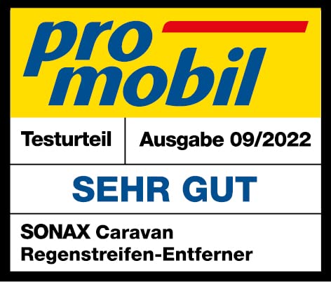 SONAX CARAVAN RegenstreifenEntferner (500 ml) schleifmittelhaltiger Intensivreiniger für Lack und GfK | Art-Nr. 07182000
