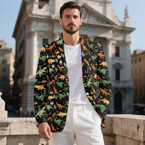 Mens Casual Sport Coat Blazer Lightweight One Button Suit Jackets Slim Fit Business Casual Travel Blazer2