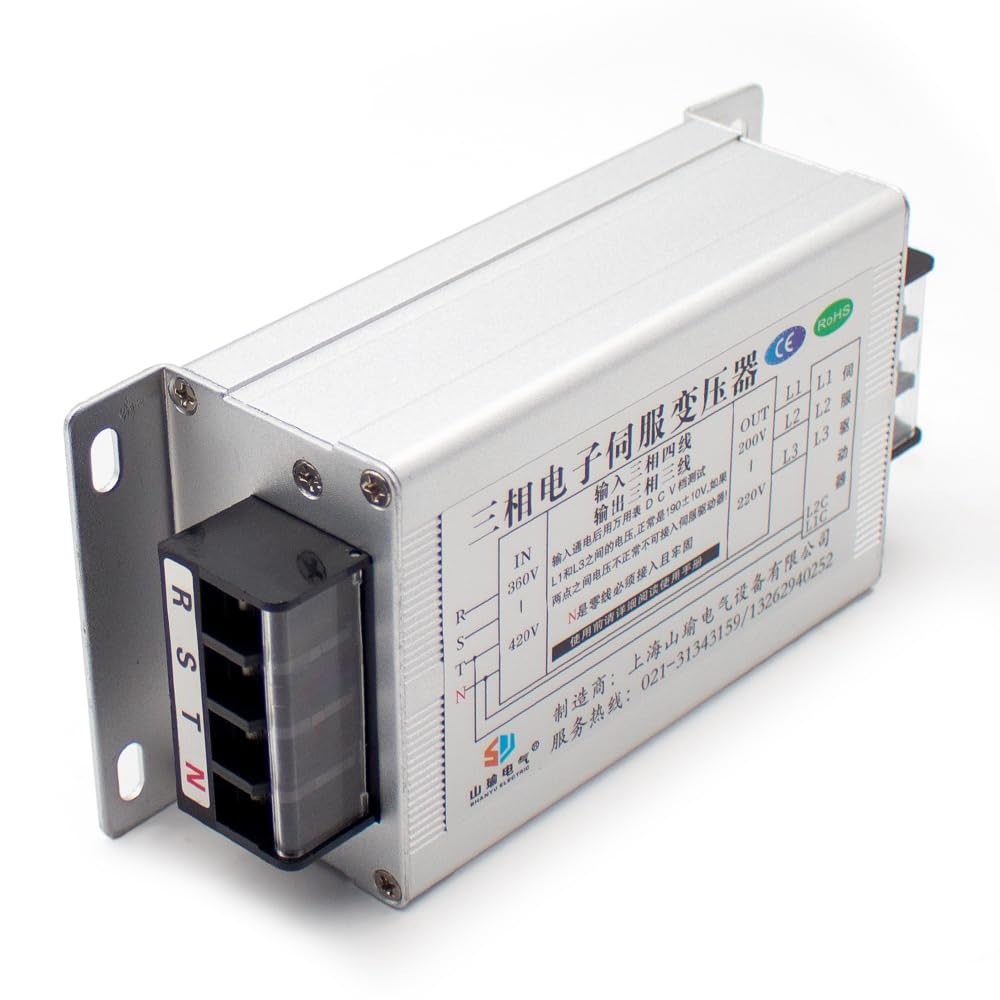 Toplionace Transformador Electrónico Servo Inteligente Trifásico 2-15KW 380V a 220V (9KW)