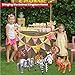 Fun Express Inflatable Animals Safari Jungle Party Decorations - 12 Pack Zoo Animal Inflatables for Birthday Baby Shower | Premium Vinyl Construction for Indoor Outdoor Events | Kids Party Favors
