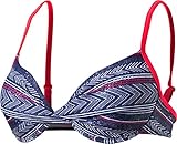 FIREFLY Damen Cim Bikini Oberteil, AOP Denim, 46B