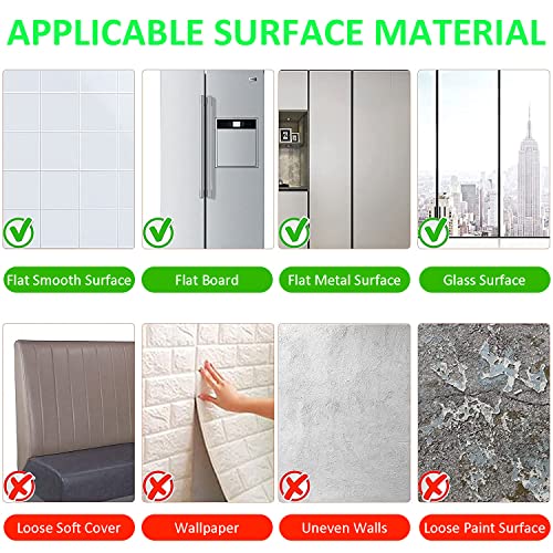 QEEYON 2 Pezzi Specchio Adesivo da Parete, 40x30cm...